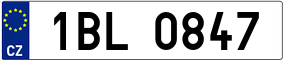 Truck License Plate